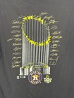 Houston Astros 2017 World Series Champions Blue  T-shirt Mlb Size Large
