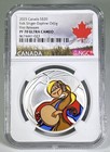 2025  20 Canada 1oz Silver Ngc Pf70 Ucam Folk Singer Daphne Odjig Fr With Coa