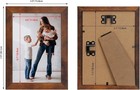 5x7 Picture Frame For Tabletop And Wall  5 By 7 Rustic Brown Photo Frame