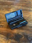  with Stand  Travel Hard Case For Safety Razor Henson Al13 - Carbon Black