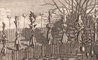 1789 Bankes Engraving   A Representation Of A Morai At Owhyhee   Heiau Hawaii