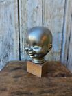 Antique Industrial Head Doll Steampunk Baby Mold 1950s