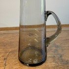 Vintage Holmegaard Smoky Gray Glass Martini Cocktail Pitcher 12 3 4 