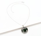 Connemara Marble Irish Fairy Tree Pendant With 18  Chain