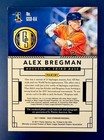 Alex Bregman 2017 Panini Gold Standard Tri-color Patch Auto     d  25 Rookie Hou