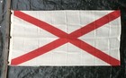 Vintage Ireland Flag St  Patrick s Cross Saltire 6ft X 3ft Rope   Toggle Vgc