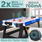 Family Game Night Air Hockey Table 58in 4 Player Arcade Style