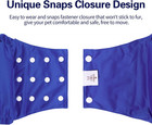 Washable Dog Diapers Male With Snaps Reusable 3pcs A Pack Doggie Belly