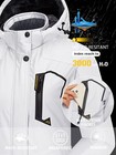 Women Moutain Hiking Winter Ski Snow Jacket Thermal Fleece Lined Waterproof Coat