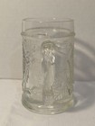 Vintage Becks  Sculpted Grape Leaf Design  German Glass Beer Mug 