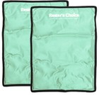 2 Pack Large Reusable Gel Ice Packs   11  X 14 5  Hot   Cold Therapy   Durable  