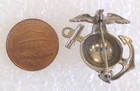 Vintage Usmc United States Marine Corps Ega Insignia Sterling H h Badge Pin
