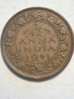 1941 British India 1 12 Anna Bronze Coin