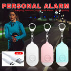130db Loudly Sound Personal Alarm Emergency Keychain Self-defense Siren With Led