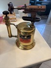 Vintage Antique Turner Brass Gas Gasoline Blow Torch New In Original Box T-15t