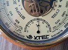 Vintage Aneroid Barometer Cliff Climate Rain Storm Ussr