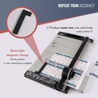   Professional Rotary Paper Trimmer 15inch  15 Sheet Cutting Capacity  Black    