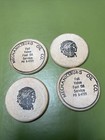 Vintage Wooden Nickel Lot All Mechanicsburg Oil Co Service Station Memorabilia