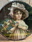 Victorian Chimney Flue Cover  Made In Germany Glass