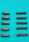 Natural Ebony 4 4 Violin Saddle Nut 5 Set  5 Nut And 5 Saddle 