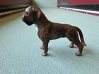 Schleich Male Boxer Brindle Dog Figure 16389 Retired 2012 Toy Pet Figurine