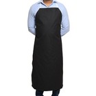Black Rubber Bib Apron  Large  27 w X 42 l  - Eisco Labs