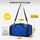 21  Gym Duffel Bag For Men  Sports Bag With Shoe Compartment   Multiple Pockets