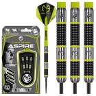 Tungsten Steeltip Darts Set With Prism Flights   Nylon Shafts - Mvg Design