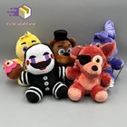 Five Nights At Freddy   s 8    Plush Glow Eyes 2025 Jazwares Fnaf Complete Set Of 5