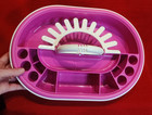Vintage Cosmepak 1990s Cosmetic Case Organizer Display Hard Plastic Makeup Caddy