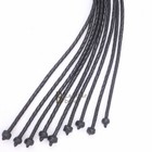 Real Genuine Cow Hide Leather Flogger Cat O Nine Braided Falls Sturdy Naughts