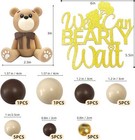 29 Pcs Bear Cake Decorations We Can Bearly Wait Cake Topper For Baby Shower P   