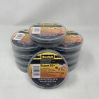 Lot Of 10 Rolls Scotch 3m Super 33  3 4  X 66  Black Electrical Tape New 