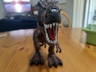 T-rex Walking Dinosaur Toy Roar Sound And Flashing Eyes Battery Powered Preowned