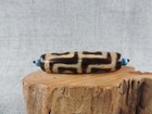 Energy 4 Eye Tibetan Old Agate Dzi Beads Amulet Pendant Tibet Gzi Bead B