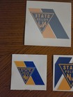  Nj State Police Supporter Lot - Uv Vinyl Decals - Inside And Outside Placement 