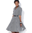 Mccall s M7084 Misses Shirt Dress And Belt Sewing Pattern  Size 6-14