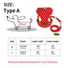Pet Harness And Leash Set Cat And Dog Walking Soft For Puppy Leash Chest Straps