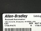 Allen Bradley 1756-pa75 Ser B 1756-a7 C Controllogix 7 Slot Rack Power Supply