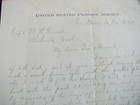 Civil War 33rd Iowa Veteran Letter Knoxville Iowa Reunion 1895