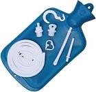 Home Enema Douche Kit Hot Water Bottle Bag 2 Quart Capacity Reusable Blue New