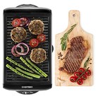  Electric Smokeless Indoor W non-stick Cooking Surface   Adjustable Black