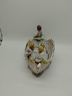 Vintage Porcelain Centerpiece Bowl Cherubs Mermaid Japan Dresden Or Viennese