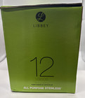 Libbey Stemless 12-piece Red   White Wine Glass Party Set - New  Open Box