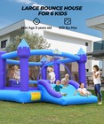 15x12ft Large Inflatable Jumper Castle Bounce House For  Kids W  Blower   Slides