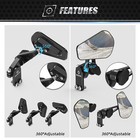 Aluminum Case Quick Flip Mirror Mount Rear View Mirror For Yamaha Yz80 Yz85