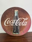 Aged To Perfection  Antique 1950s 20    Coca Cola Button Sign