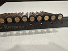 Complete Set Antique American Pump Organ Stop Knobs Name Rail Assembly 1880 s