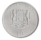Somalia 10 Shillings  2000  Km  96  Mint