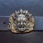Cool Metal Tibetan Buddhism Buckle vintage Copper Skull Mask Men s Belt Buckle